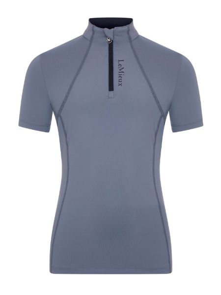Picture of Le Mieux Young Rider Short Sleeve Base Layer Jay Blue
