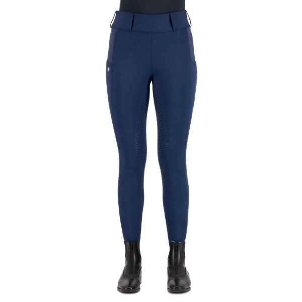 Picture of HV Polo Riding Tights HVPEvi Full Grip Navy