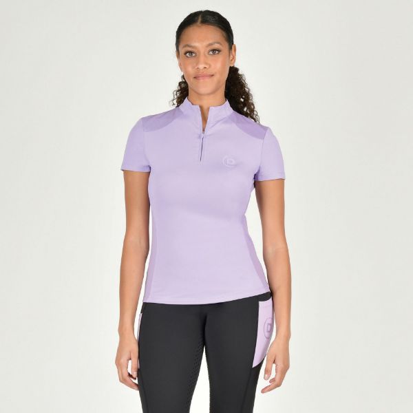 Picture of Dublin Tabby Short Sleeve Riding Top Mauve