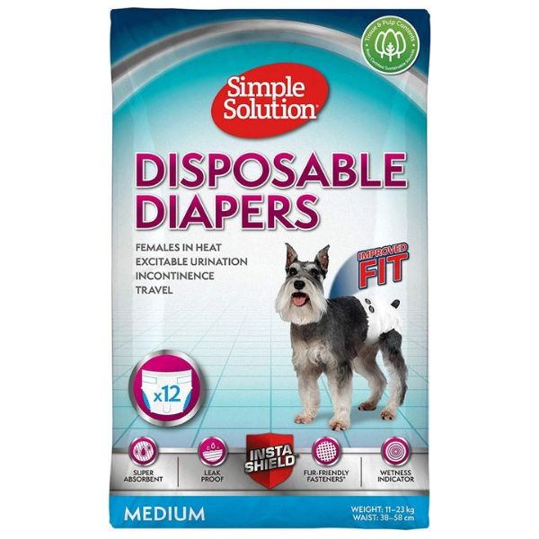 Picture of Simple Solutions Disposable Diapers Medium