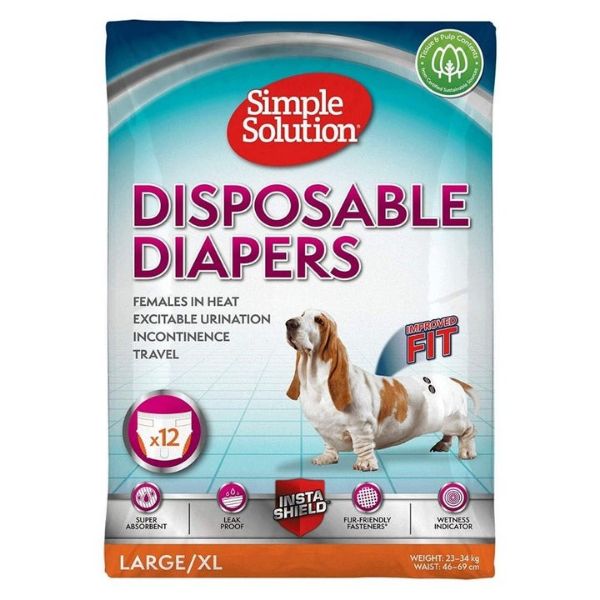 Picture of Simple Solutions Disposable Diapers Large/XL