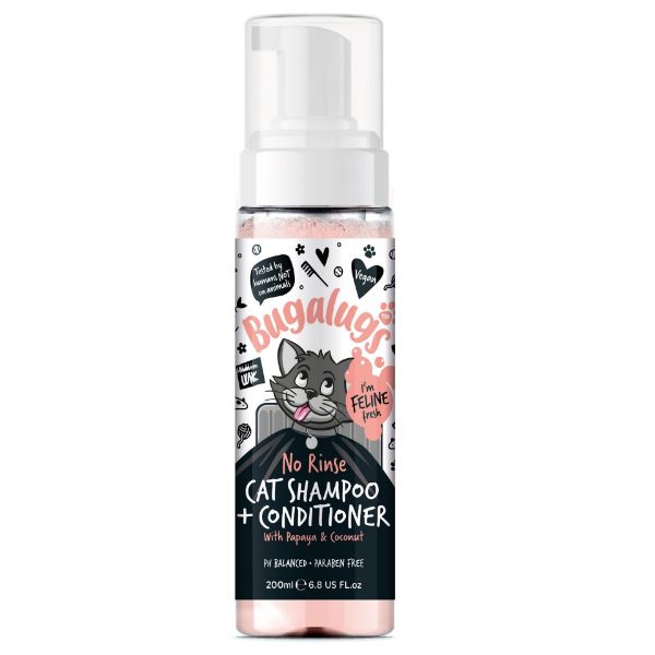 Picture of Bugalugs Cat Papaya & Coconut No Rinse 200ml
