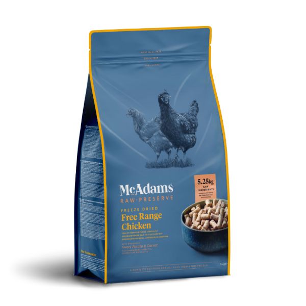 Picture of McAdams Dog Freeze Dried Chicken 1.5kg