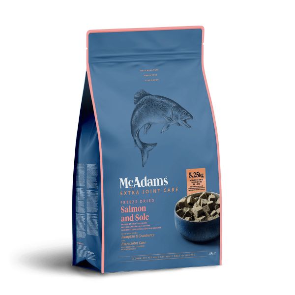 Picture of McAdams Dog Freeze Dried Salmon & Sole 400g