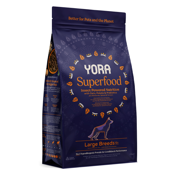 Picture of Yora Dog - Insect Protein Large Breed Superfood 1.5kg