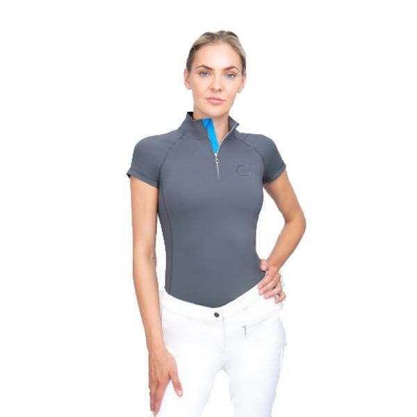 Picture of Coldstream Midlem Short Sleeve Base Layer Grey