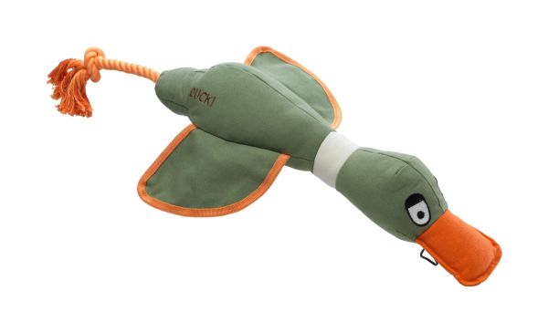 Picture of House Of Paws Canvas Duck Thrower Toy Khaki XL