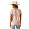 Picture of Ariat Womens Laguna SS Top Pink Boa