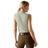 Picture of Ariat Womens Prix 2.0 Sleeveless Polo Lily Pad
