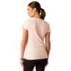 Picture of Ariat Womens Vertical Logo V SS T-Shirt Blushing Rose