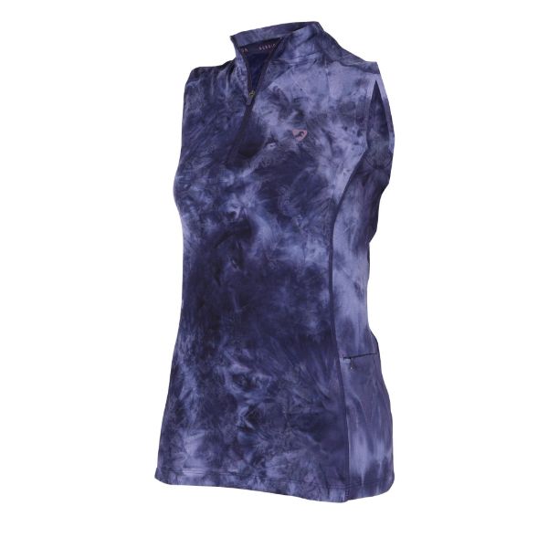 Picture of Aubrion Revive Sleeveless Base Layer Navy Tie Dye