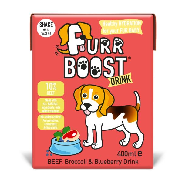 Picture of Furr Boost Beef, Broccoli & Blueberry Dog Drink 400ml