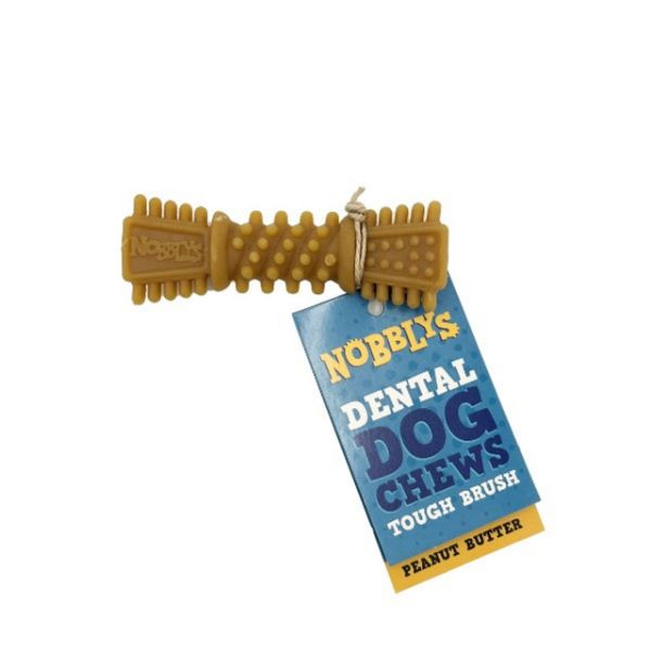 Picture of Petello Nobblys Tough Brush Peanuts Butter Chew 25g