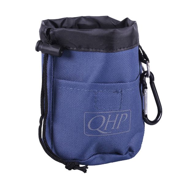 Picture of QHP Treat Bag Navy / Grey