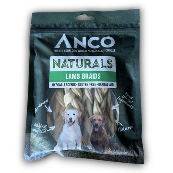 Picture of Anco Naturals Lamb Braids 100g