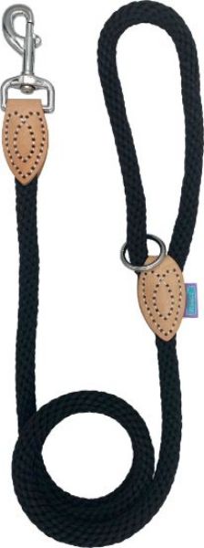 Picture of Hem & Boo Trigger Supersoft 14mm Rope Lead Black 48" (120cm)