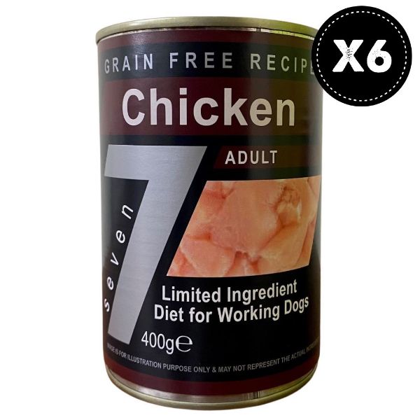 Picture of Seven Dog - Adult Chicken Grain Free Tins 6x400g