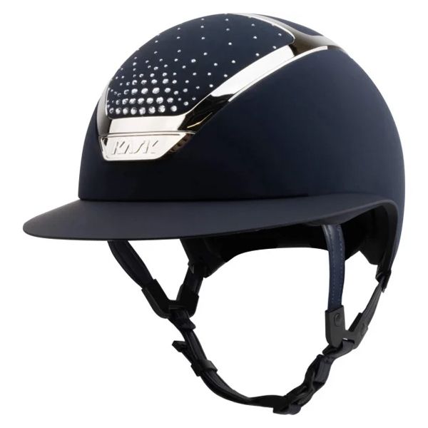 Picture of Kask Star Lady Chrome Passage Crystal Navy/Sliver/Crystal 56cm