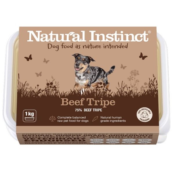 Picture of Natural Instinct Dog - Natural Beef Tripe 1kg