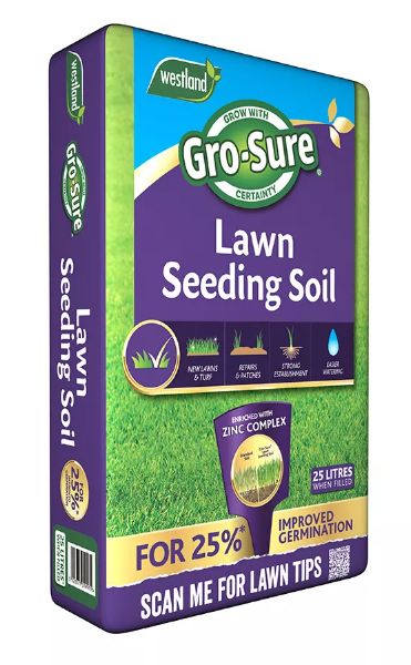 Picture of Westland Gro-Sure Lawn Seeding Soil 25L