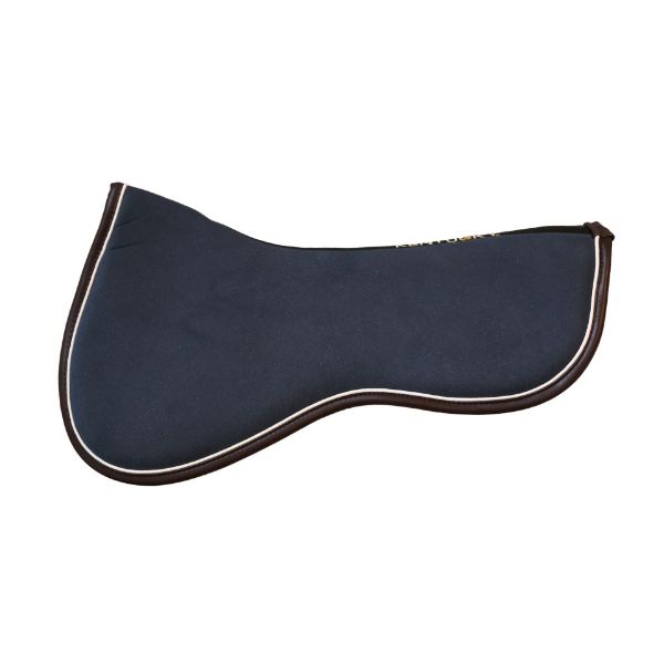 Picture of Kentucky Horsewear Anatomic Half Pad Absorb Navy / White / Brown