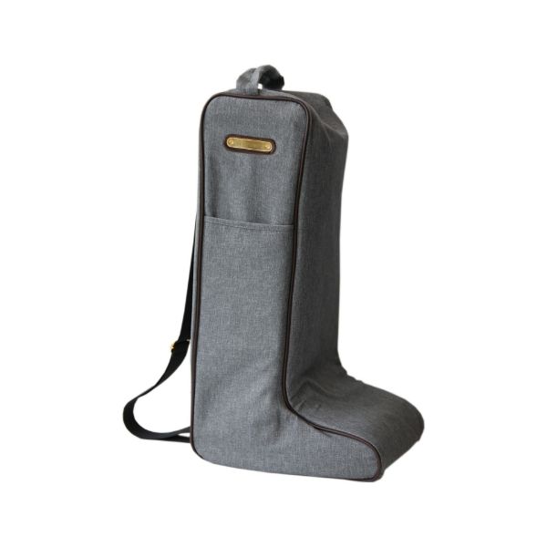 Picture of Kentucky Horsewear Boot Bag Padded Faux Fur Grey