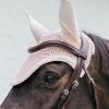 Picture of Kentucky Horsewear Fly Veil Wellington With Plaited Cord Light Rose Full