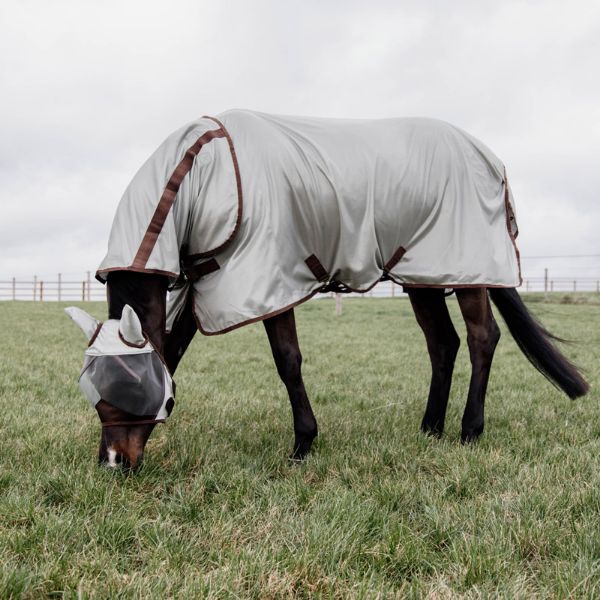 Picture of Kentucky Horsewear Mesh Fly Rug Classic Silver
