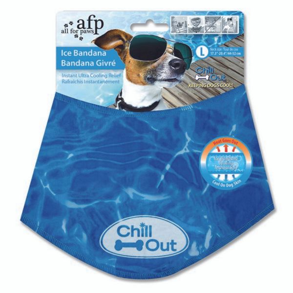 Picture of All For Paws Chill Ice Bandana Large