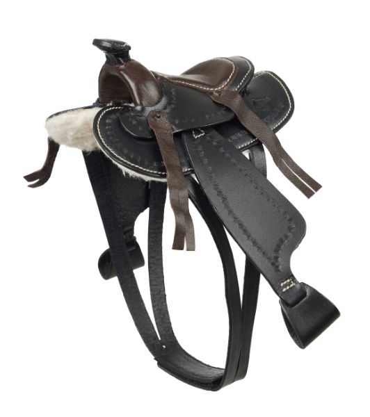 Picture of Le Mieux Toy Pony Western Saddle Black