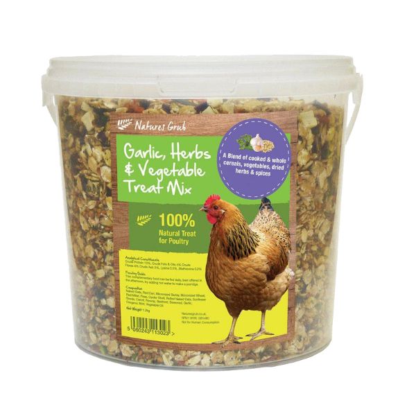 Picture of Natures Grub Garlic, Herbs & Vegetable Treat Mix 1.2kg