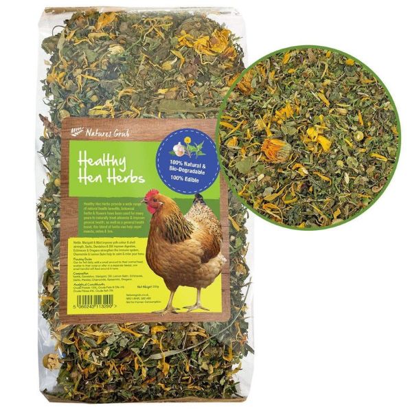 Picture of Natures Grub Healthy Hen Herbs 200g