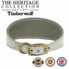 Picture of Ancol Timberwolf Whippet Leather Collar Light Grey 30-34cm Size 2