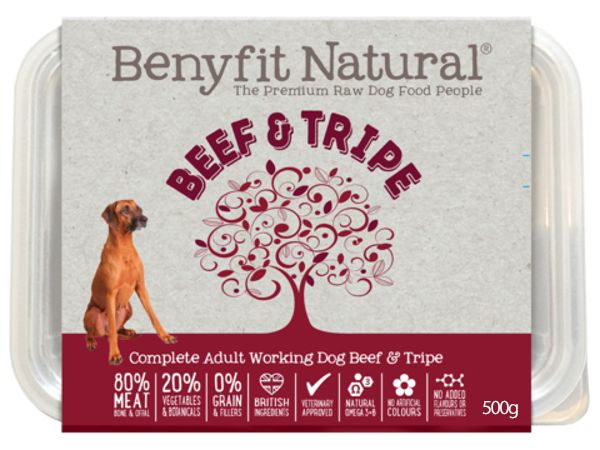 Picture of Benyfit Dog - Natural Beef & Tripe 500g