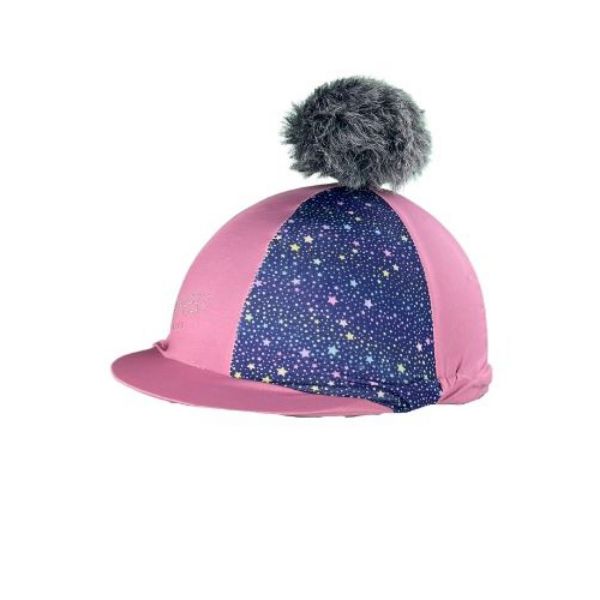 Picture of Cameo Equine Zest Hat Silk Pink Stars