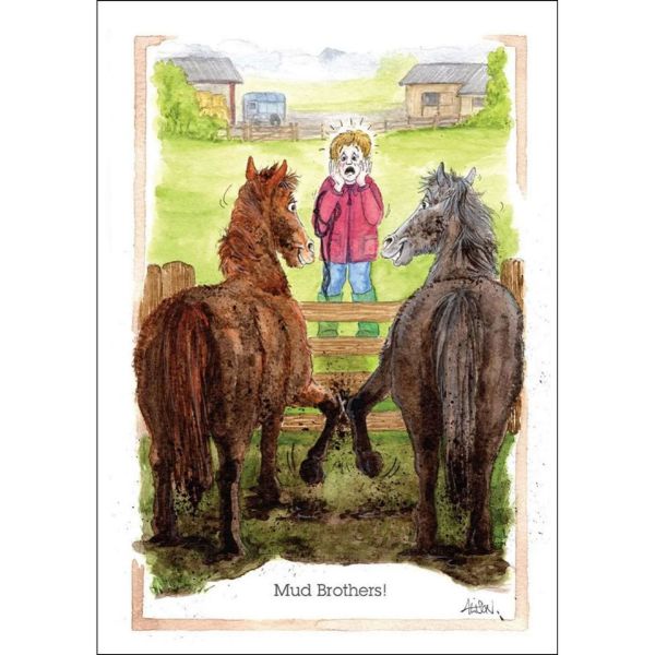 Picture of Alisons Animals Card Large - Mud Brothers