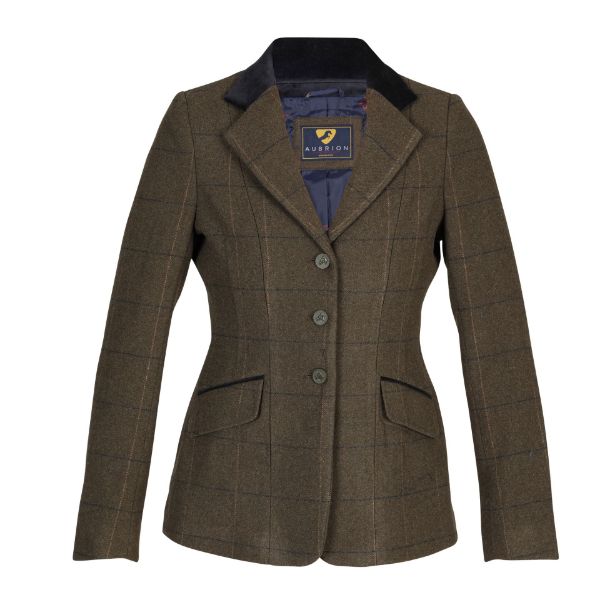 Picture of Shires Aubrion Ladies Saratoga Jacket Green Check