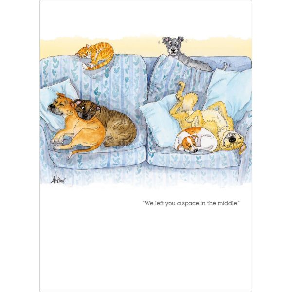 Picture of Alisons Animals Card - We Left You Space