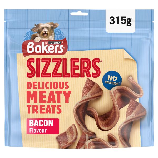 Picture of Bakers Sizzlers Bacon Dog Treat 315g