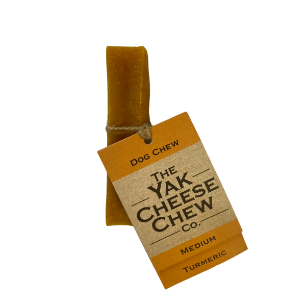 Picture of The Yak Cheese Chew Co. Dog Chew Turmeric Medium