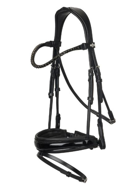 Picture of Le Mieux Kudos Patent Dressage Bridle Black