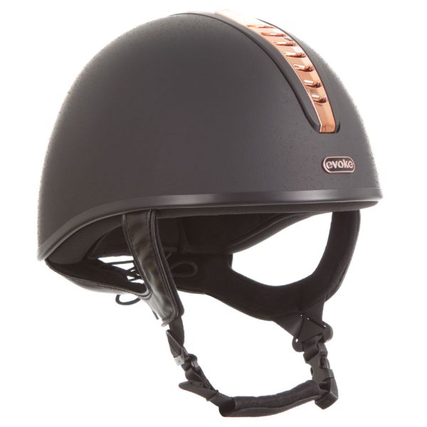 Picture of Evoke Orion Jockey Skull Black/Rose Gold/Black