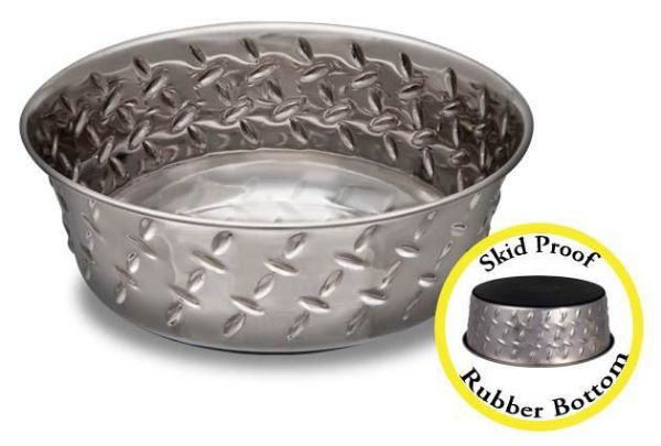 Picture of Ruff ‘N Tuff Diamond Plated Bowl Non Skid Bottom 2.8L