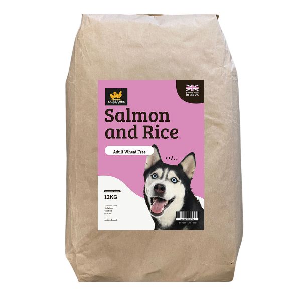 Picture of Fairlands Farm Adult Working Dog Wheat Free Salmon & Rice 12kg