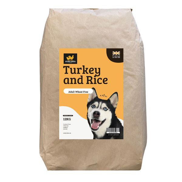 Picture of Fairlands Farm Adult  Working Dog Wheat Free Turkey & Rice 12kg