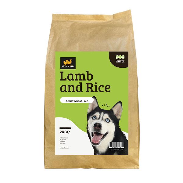 Picture of Fairlands Farm Adult Working Dog Wheat Free Lamb & Rice 2kg