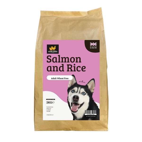 Picture of Fairlands Farm Adult Working Dog Wheat Free Salmon & Rice 2kg