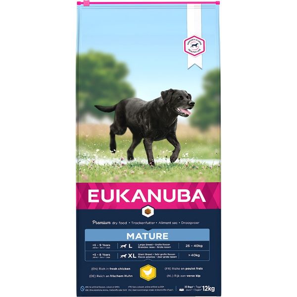 Picture of Eukanuba Mature Large Breed Chicken 12kg