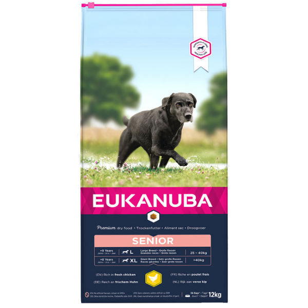 Picture of Eukanuba Caring Senior Large Breed Chicken 12kg