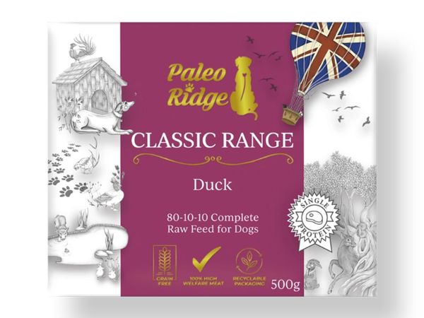 Picture of Paleo Ridge Dog - Classic Duck 500g